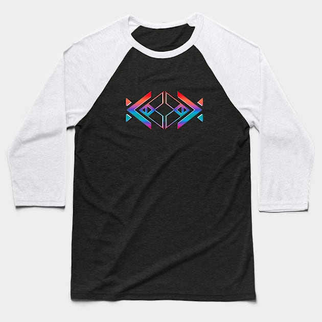 Sacred Geometry Symbolic Design Baseball T-Shirt by joolsd1@gmail.com